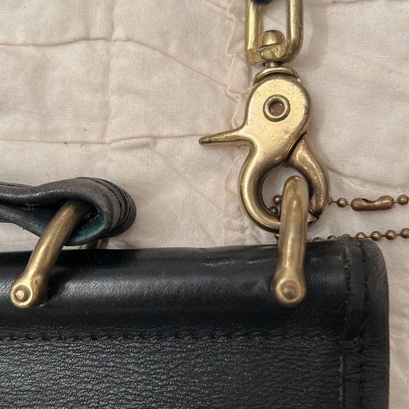 Vintage Coach Station Willis Bag in black - Picture 5 of 14